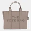 Marc Jacobs Grey Leather The Medium Tote Bag In Gray