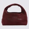 Marc Jacobs Dark Plum Leather The Mini Sack Shoulder Bag In Purple