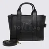 Marc Jacobs Black Leather The Medium Tote Bag In Black