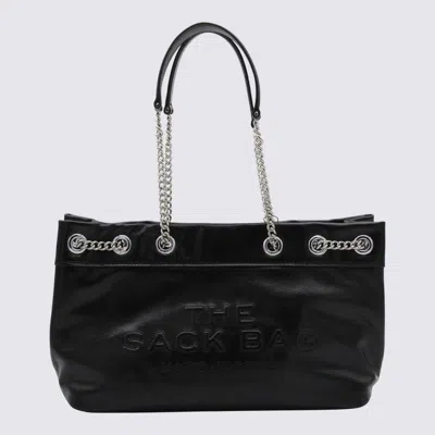 MARC JACOBS MARC JACOBS BLACK THE CHAIN SACK SHOULDER BAG