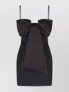 Marc Jacobs Bow Detail Knee Length Dress With Spaghetti Straps