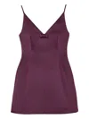 Marc Jacobs Bow-detail Mini Dress In Red