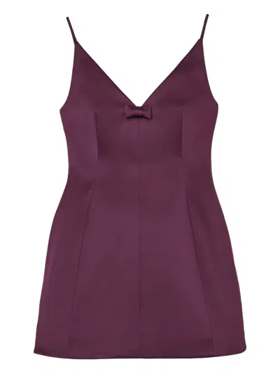 Marc Jacobs Bow-detail Mini Dress In Red