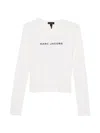 Marc Jacobs Bow-print Logo-print T-shirt In White