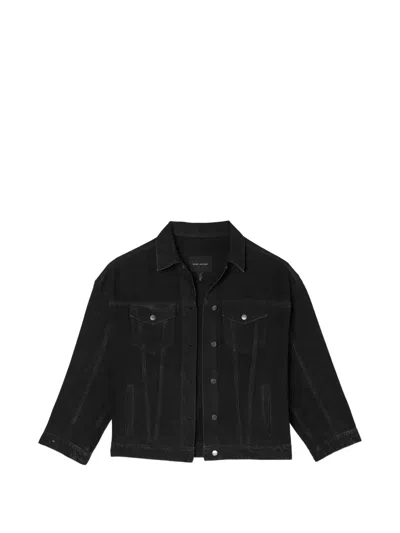 MARC JACOBS BOW OVERSIZED TRUCKER JACKET