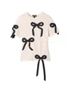 Marc Jacobs Bow-print T-shirt In Multi