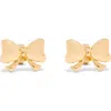 Marc Jacobs The Bow Stud Earrings In Gold
