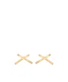 Marc Jacobs Bow Stud Earrings In Gold