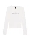 Marc Jacobs Bow-print Logo-print T-shirt In White