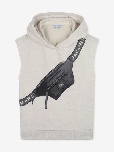 MARC JACOBS MARC JACOBS BOYS BELT BAG PRINT SLEEVELESS HOODIE