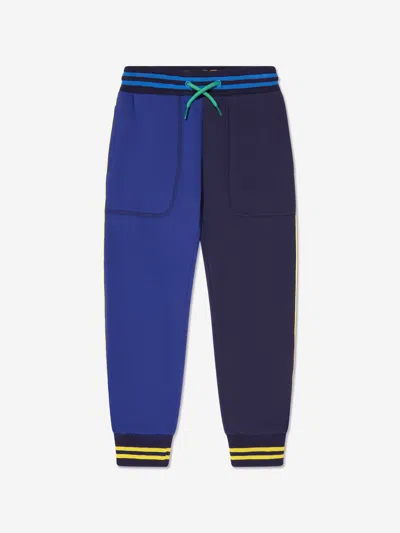 Marc Jacobs Babies' Boys Bicolour Joggers In Blue