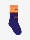 Marc Jacobs Boys Bicolour Socks In Blue