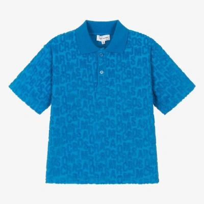 Marc Jacobs Kids'  Boys Blue Towelling Polo Shirt