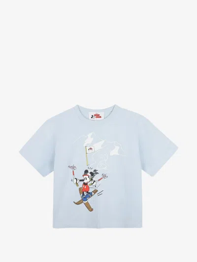 Marc Jacobs Boys' Graphic Print Cotton Crewneck T-shirt In Blue