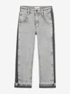 Marc Jacobs Boys Logo Pocket Jeans In Blue