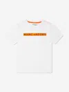 Marc Jacobs Boys Organic Cotton Logo T-shirt In White