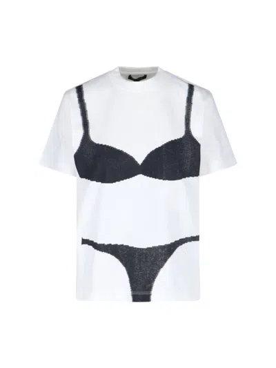 MARC JACOBS MARC JACOBS "BRA" T-SHIRT – WHITE