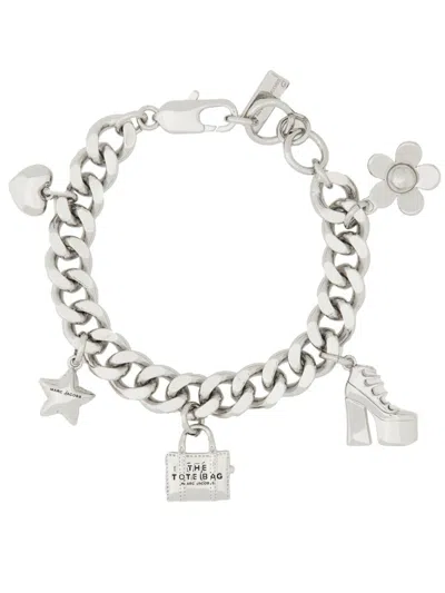 MARC JACOBS MARC JACOBS BRACCIALE A CATENA "THE MINI ICON CHARM"