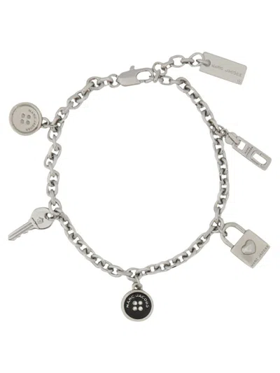 MARC JACOBS MARC JACOBS "BUTTON CHARM" BRACELET