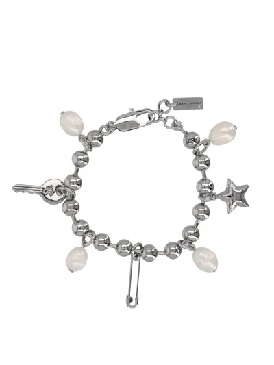 Marc Jacobs Bracciale "punk Beauty" In Metallic