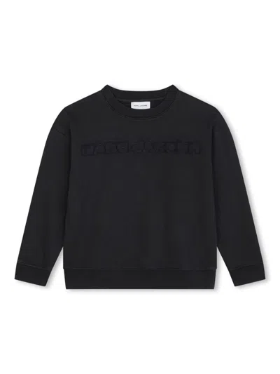 Marc Jacobs Kids' Branded Sweatshirt In Black