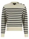 Marc Jacobs Breton Stripe Sweater In Multi