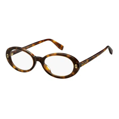 Marc Jacobs Havana Acetate Glasses In Brown