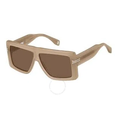 Marc Jacobs Brown Browline Ladies Sunglasses Mj 1061/s 0fwm/70 59 In Neutral