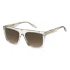 Marc Jacobs Brown Gradient Browline Men's Sunglasses Marc 586/s 0900/ha 56 In White