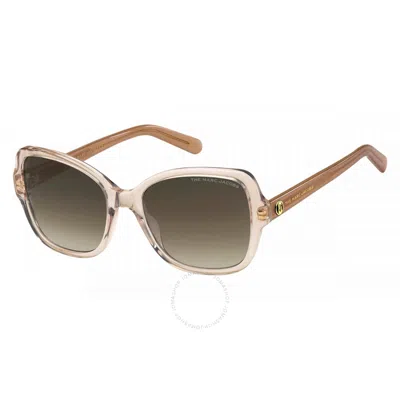 Marc Jacobs Brown Gradient Butterfly Ladies Sunglasses Marc 555/s 010a/ha 55 In Pink