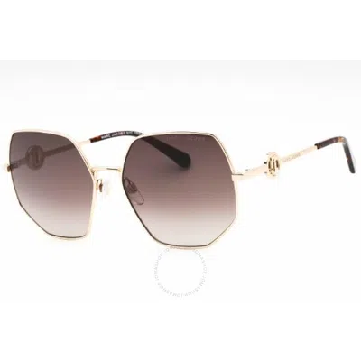Marc Jacobs Brown Gradient Butterfly Ladies Sunglasses Marc 730/s 006j/ha 59
