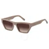 Marc Jacobs Brown Gradient Cat Eye Sunglasses Marc 657/s 010a/ha 55