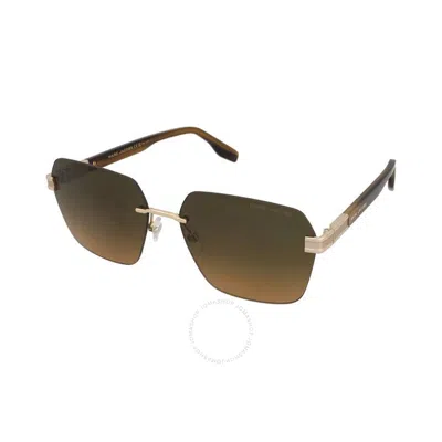 Marc Jacobs Brown Gradient Geometric Men's Sunglasses Marc 713/s 0ex4/se 61