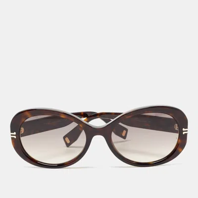 Pre-owned Marc Jacobs Brown Gradient Mj 1013/s Oval Sunglasses