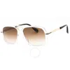 Marc Jacobs Brown Gradient Navigator Men's Sunglasses Marc 415/s 0mng/ha 56