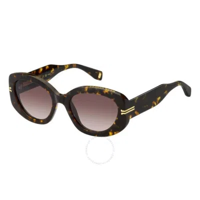 Marc Jacobs Brown Gradient Oval Ladies Sunglasses Mj 1099/s 0086/ha 56