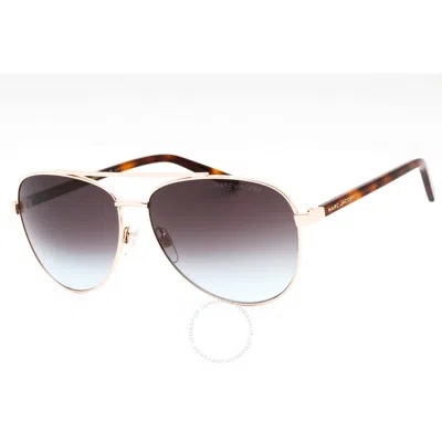 Marc Jacobs Brown Gradient Pilot Ladies Sunglasses Marc 760/s 006j/98 60