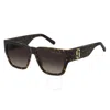 Marc Jacobs 57mm Gradient Square Sunglasses