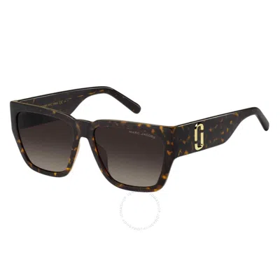 MARC JACOBS MARC JACOBS BROWN GRADIENT SPORT LADIES SUNGLASSES MARC 646/S 0086/HA 57