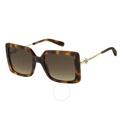 Marc Jacobs Brown Gradient Square Ladies Sunglasses Marc 579/s 005l/ha 54
