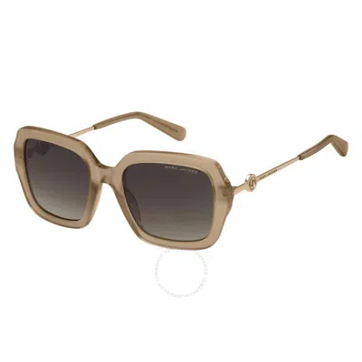 Marc Jacobs Brown Gradient Square Ladies Sunglasses Marc 652/s 010a/ha 54