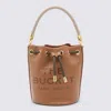 MARC JACOBS MARC JACOBS BROWN LEATHER BUCKET BAG