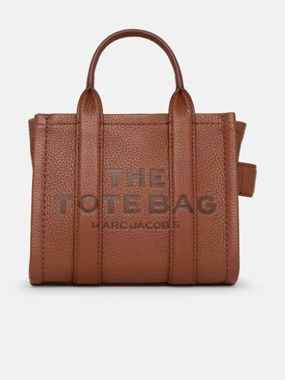 Marc Jacobs Brown Leather Micro Tote Bag