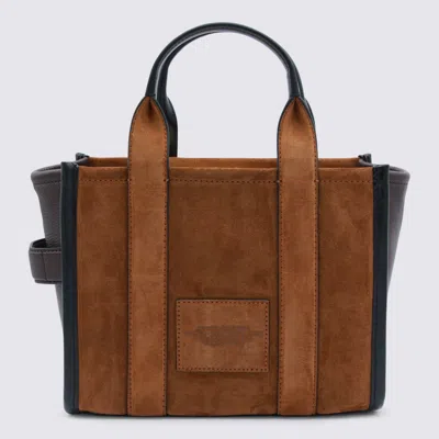 Marc Jacobs Brown Leather The Suede Tote