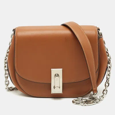 Pre-owned Marc Jacobs Brown Leather West End The Jane Saddle Shoulder Bag