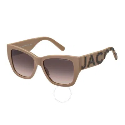 Marc Jacobs Brown Shaded Butterfly Ladies Sunglasses Marc 695/s 0noy/ha 55