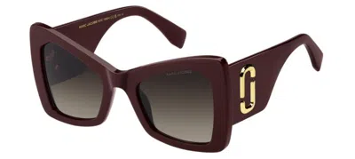 Marc Jacobs Brown Shaded Butterfly Ladies Sunglasses Marc 761/s 0lhf/ha 52