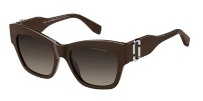 Marc Jacobs Brown Shaded Cat Eye Ladies Sunglasses Marc 762/s 009q/ha 54