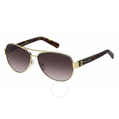 Marc Jacobs Brown Shaded Pilot Ladies Sunglasses Marc 699/s 006j/ha 60