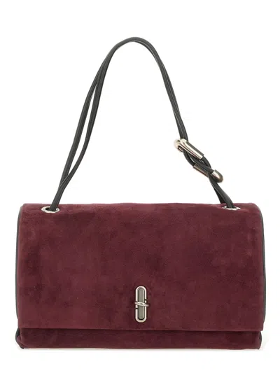 Marc Jacobs Brown Shoulder Bag In Burgundy